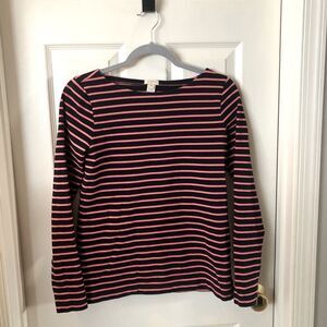 J.Crew Striped Long Sleeve Shirt
